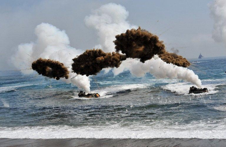 军演吃瓜群众看热闹视频,吃瓜群众视角下的热血沸腾